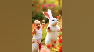 Thumbnail of 🥰♥️🤭#cuteanimals #dancevideo #cats #dogs #youtubeshorts #shortsfeed #funnyvideo #pets #folksong🙏🙏🙏🙏🙏