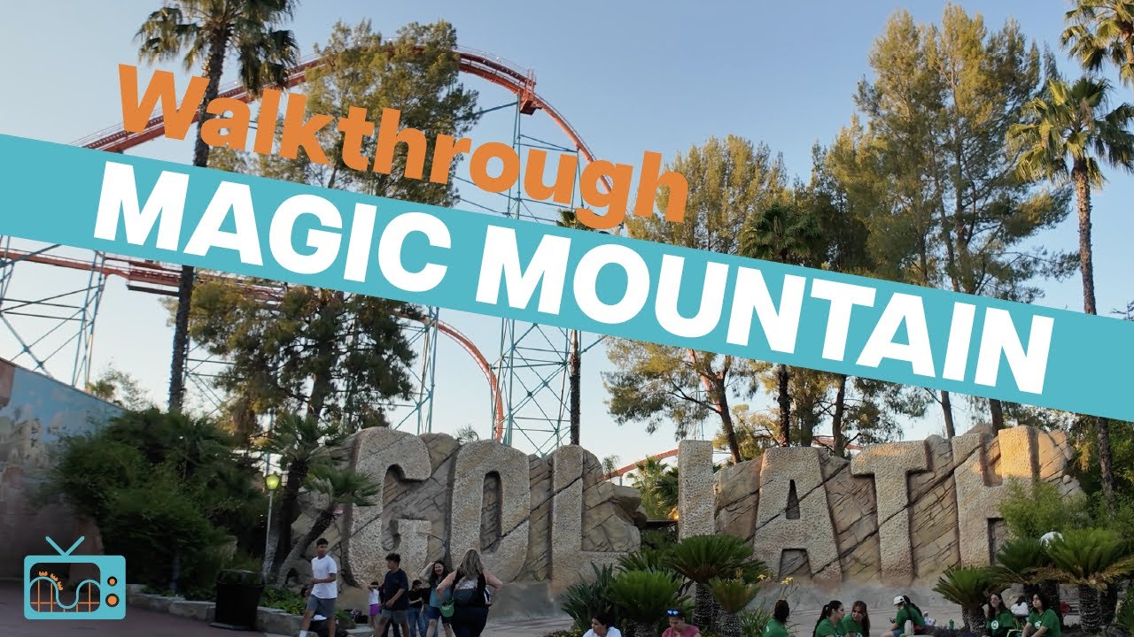 Magic Mountain | Six Flags | 4K Walkthrough - YouTube