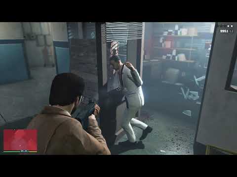 GTA 5 - Cluckin Bell Chicken Factory Shootout + Six Star Escape
