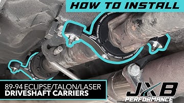 1G DSM Performance Driveshaft Carrier Install (DSM05A0 - DSM05A1) - JXB Performance