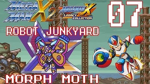 Mega Man X2 - Maverick 07: Morph Moth; Robot Junkyard (Legacy Collection) [No Damage]
