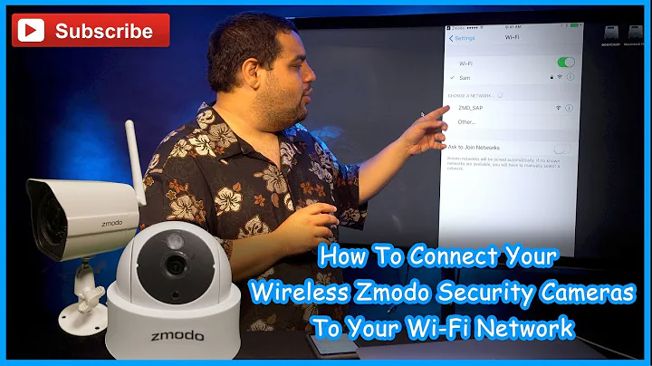 How to connect your wireless  Zmodo Security cameras to your Wi-Fi network
