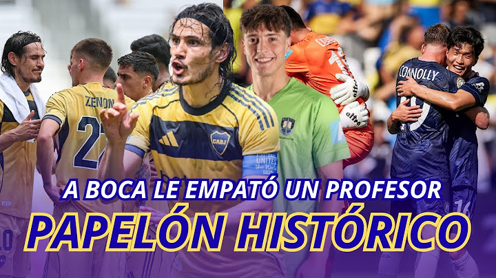 ¡PAPELÓN HISTÓRICO! I BOCA ELIMINADO I Lo EMPATÓ un PROFESOR I Boca 1 Auckland 1 Opinión y Análisis.