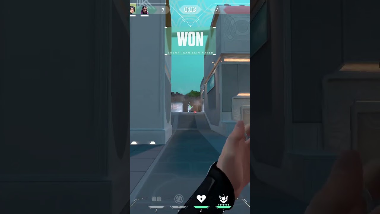 When the enemies are not paying attention ... round won :D