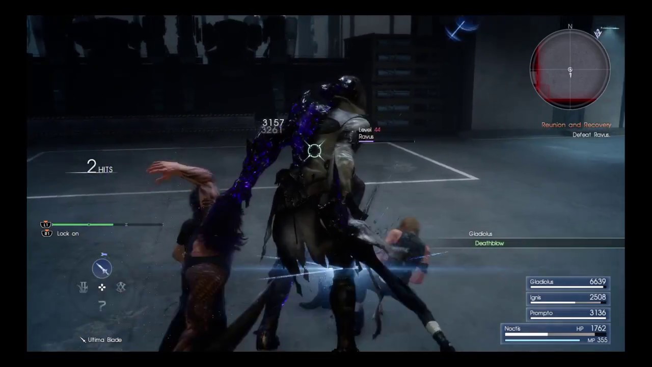 FFXV Final Ravus Nox Fleuret fight
