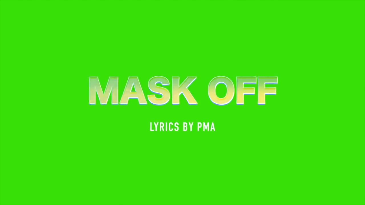 Future - Mask Off (Percocets Molly Percocets) lyrics   Original ...