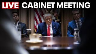 LIVE: President Trump holds a cabinet meeting at Camp David