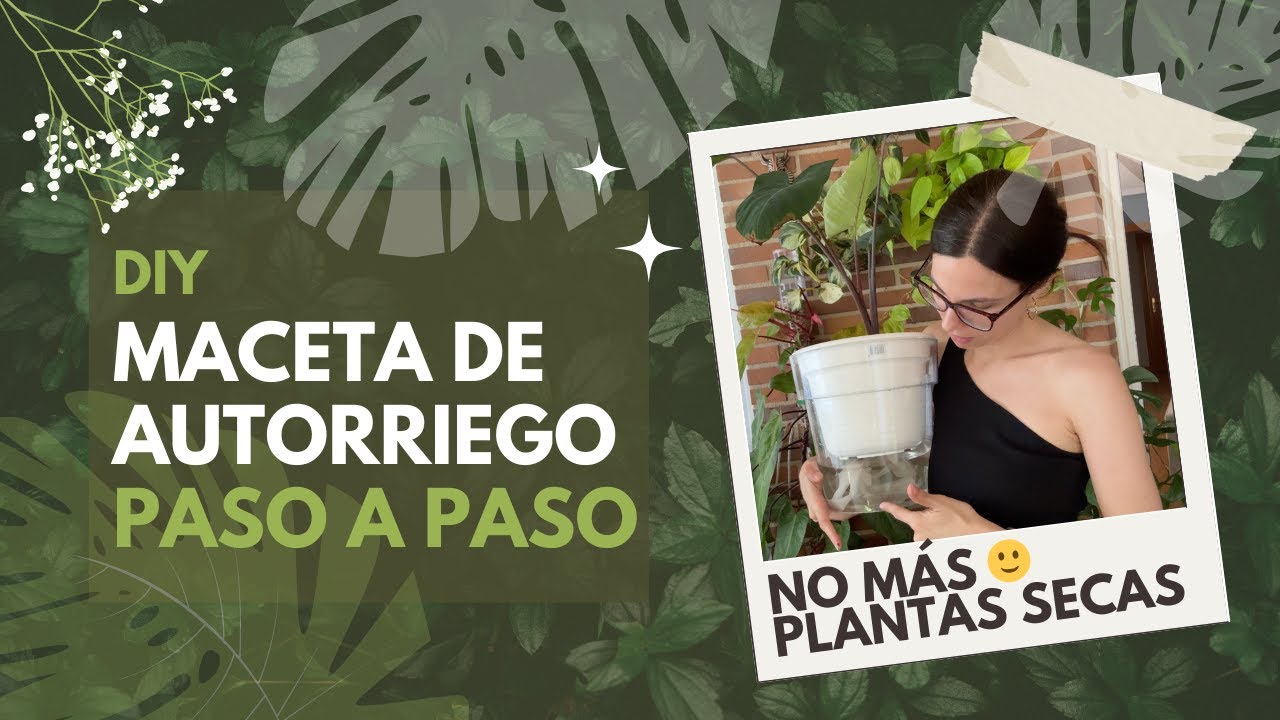 Cómo hacer una maceta de autorriego casera paso a paso 🌿💧