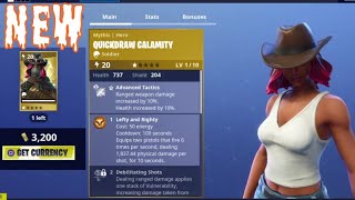 New Mythic Quickdraw Calamity & Bloodfinder A.c. Event & Weekly Shop - Fortnite Stw October 25Th