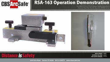 CBS ArcSafe® RSA-163 Operation Demonstration- ABB K7FCH, K7FCH4 MCC