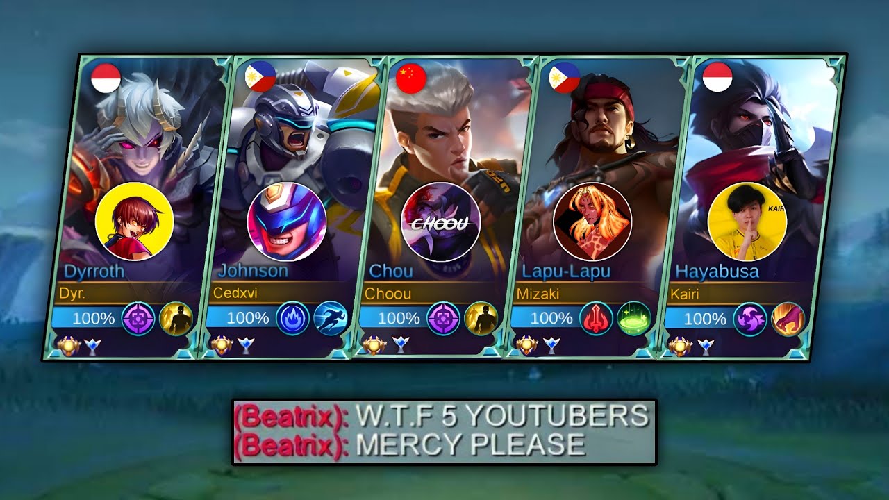 5 MAN YOUTUBERS IN EPIC RANK!!