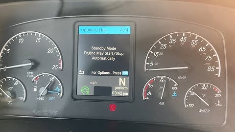 Freightliner Cascadia *Next Gen version* Optimized Idle on Detroit DD 15 Engine