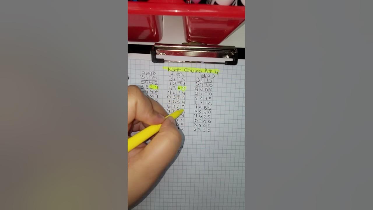 Pick 4 Workout North Carolina For entertainment purposes only