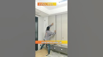 Thi công tấm ốp đa năng sợi than tre ốp tường nhà đẹp | Tấm ốp than tre | Lê Hạ Haroma