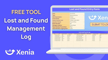 Lost and Found Management Log - Free Tool by Xenia