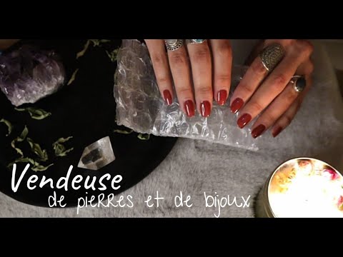 ASMR ROLEPLAY 💎 VENDEUSE DE PIERRES ET BIJOUX ULTRA DETENTE !