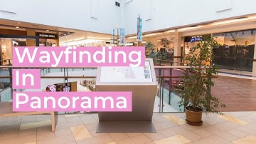 Wayfinding in Panorama shopping mall
