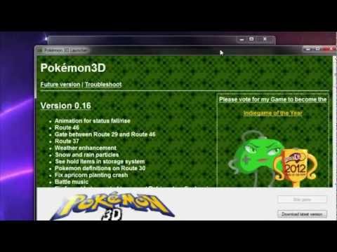 Pokemon 3D Install Guide/Tutorial (works with version 0.23)