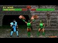 Mortal Kombat 2 arcade Sub Zero 60 FPS Gameplay Playthrough