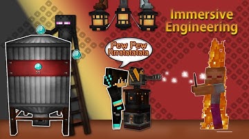 Minecraft Immersive Engineering: Geschützturm, Silo, Tank und Gartenglocke Tutorial german [2022]