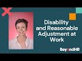 Outsourced hr disability and reasonable adjustment in work  deirdre mcdermott hr consultant beyondhr