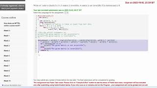 Nptel problem solving through programming in c || Week - 10 || Programming assignment answers
