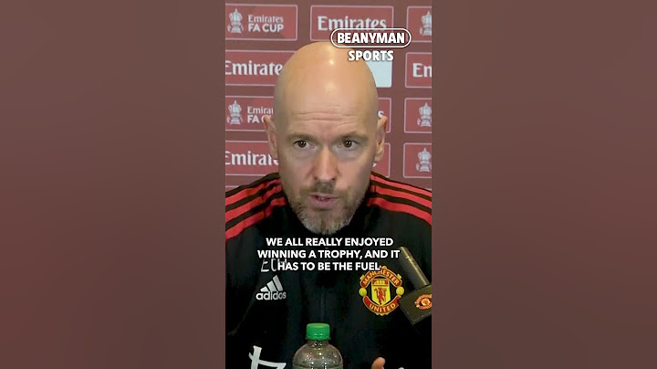 'We all really enjoyed Wembley! Winning a trophy, it has to be fuel for the next one' | Erik ten Hag