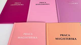 Introligatornia.online - Oprawa Prac Dyplomowych - Okleina Meszek - Zamów Online już dziś !!!