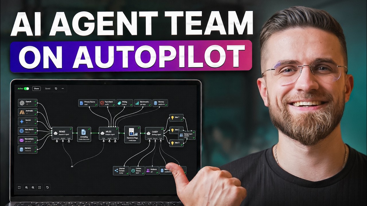 How to Build an AI Agent Team for Automated Workflows (AI Agents Tutorial)