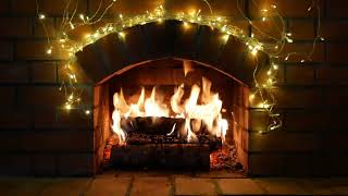 🔥 10 Hours Cozy Relaxing Burning Crackling Fireplace and Lights for Ambience Relaxation