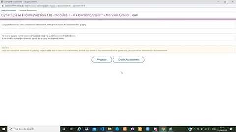 Modules 3 - 4 Operating System Overview Group Exam Cisco CyberOps Associate