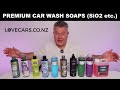 Car Detailing Product Guide - Comparison of Premium Car Wash Soaps that add protection and shine