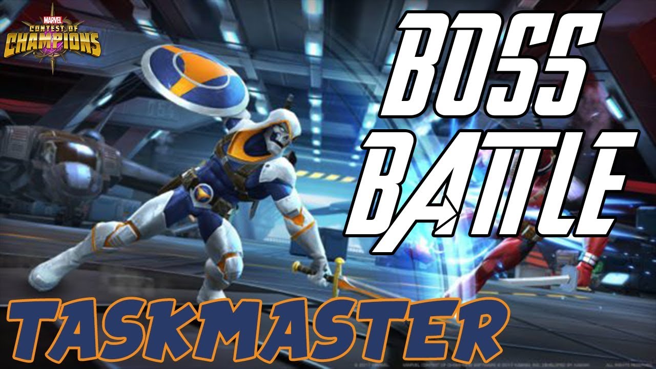 Taskmaster Boss Battle: Marvel Contest of Champions