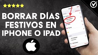 ¿Cómo borrar los días festivos del calendario de IPHONE o IPAD? screenshot 5