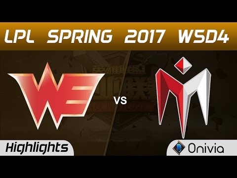 we-vs-im-highlights-game-1-lpl-spring-2017-w5d4-team-we-vs-i-may