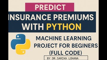 Predict Insurance Premiums with Python | Machine Learning Project for Beginners (Full Code)" Part-I