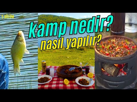 Yeni sobalı gazebo çadırımızla ilk kamp  |2.BÖLÜM |#camp #camping #fishing #nature