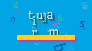 Triduam Triduam Nasil Di̇li̇r? Triduam - How To Say Triduam?