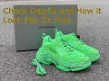 Unboxing & On Feet Balenciaga Triple s Neon Green Clear Sole Trainer