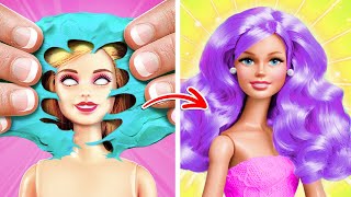 UGLY vs. BEAUTIFUL Doll Challenge 🤩🔥 * Extreme Makeover Tricks For Dolls & Paper Dolls *