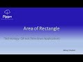 Area of Rectangle