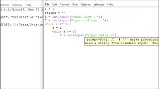 3. Matrix Looping without Array (Python 3)