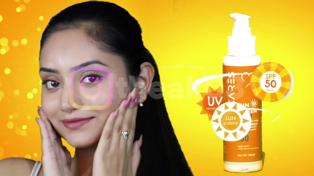 Sunscream  product video
