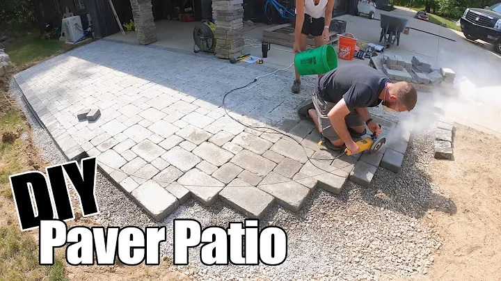 We Built a Paver Patio [Like a PRO] Start to Finish