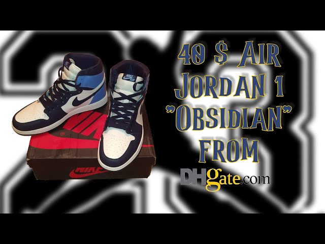 JORDAN 1 OBSEDIAN SNEAKER REVIEW - DHGATE version 