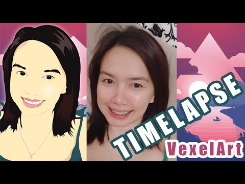Vexel Art using Adobe Photoshop CS6 Timelapse - YouTube