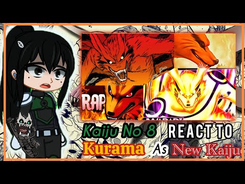 Kaiju No 8 react to Kurama as a New Kaiju || Gacha react 🇺🇸🇪🇸
