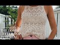 The love letter top tutorial  how to knit lace