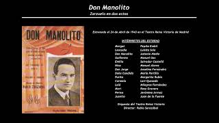 Don Manolito - Ensalada madrileña &#39;Viva Madrid, que si&#39; (1967) - Coro Cantores de Madrid