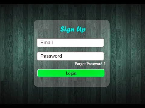 Login System Using PHP & SQL Database